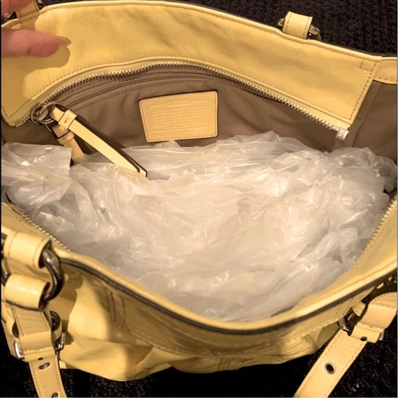 COACH East West Gallery Patent Leather Tote - Picture 7 of 16